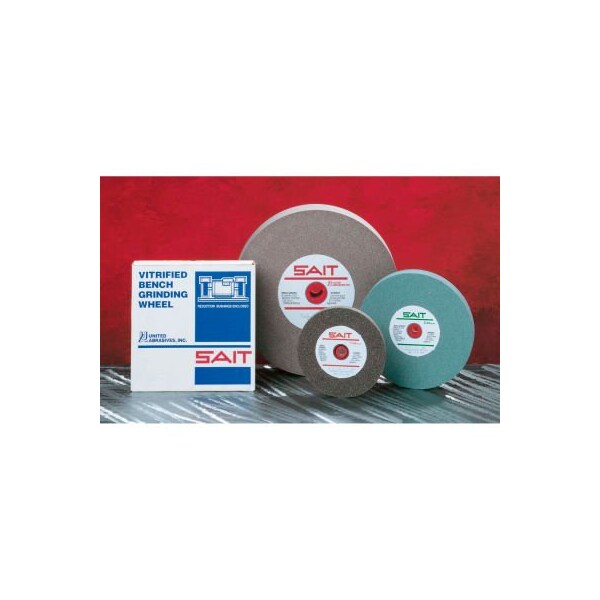 United Abrasives/Sait United Abrasives - Sait Bench Wheel Vitrified 6" x 1" x 1" 80 Grit Aluminum Oxide 28008 - main